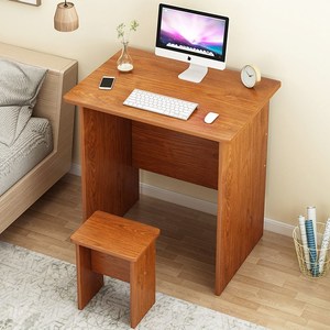 简易电脑桌台式家用小型电脑桌椅一套卧室出租房小桌子学习桌