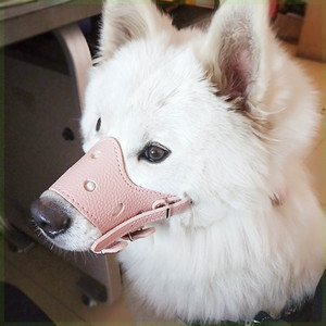 马犬用皮笼子罩狗狗笼嘴狗狗嘴套大型狗笼子套罩防咬叫口舔笼嘴罩
