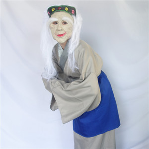孟婆服装道具面具女老婆婆c鬼婆妖精白骨精服装出租