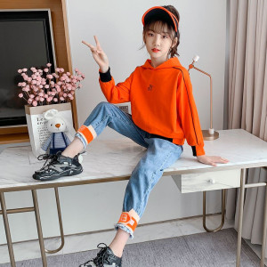 女童超酷套装2020秋季新款儿童运动装10岁网红洋气三人姐妹闺蜜装