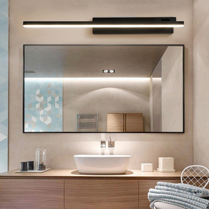 led镜前灯卫生间现代简约浴室镜柜专用免打孔化妆镜子灯北欧灯具