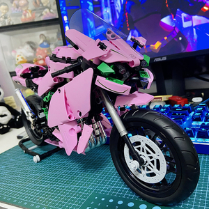 乐高川崎h2r摩托车机车系列男孩成年机械组益智拼装模型玩具积木