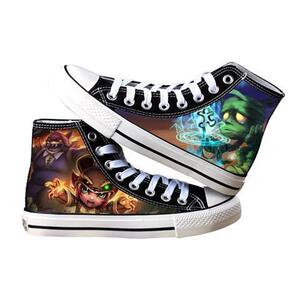 20新进口代lol英雄联盟周边we战队rng高帮帆布冬季鞋子男潮牌联名