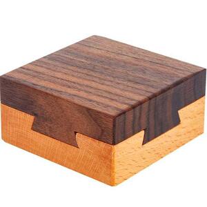 木锁榫卯神秘宝盒打不开机关盒子玄机盒孔明锁木制玩具鲁班盒魔盒