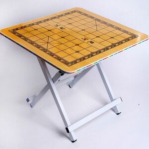 中小学生象棋桌小方桌折叠桌子方形棋盘桌摊位折叠桌游带凳子包邮