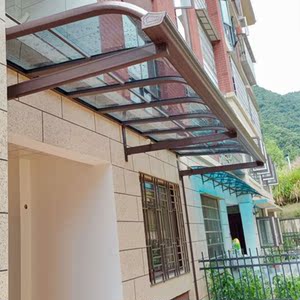 屋檐挡雨板雨搭户外庭院门头窗户子阳台水门头门上遮雨棚窗户神器