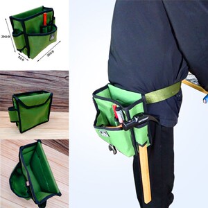 宏润达木工钉子兜工具包腰包多功能加厚帆布耐磨防水安装工专用包