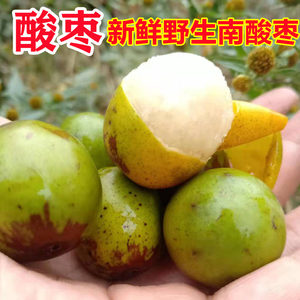 酸枣新鲜野生酸枣果鼻涕果酸枣子江西特产南酸枣青黄酸枣做酸枣糕