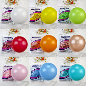 O牌气球12寸2.8克加厚亚光普通色标准色乳胶球婚庆生日派对装饰