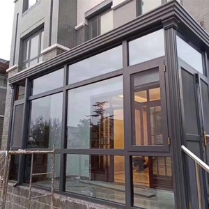 凤铝东莞欧式罗马柱高端别u墅阳光房雨棚断桥铝合金封窗阳台玻璃