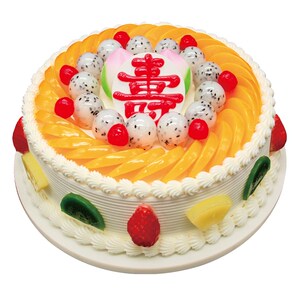 蛋糕样品2020年新款单层老人祝寿假生日模型橱窗展示仿真蛋糕生日