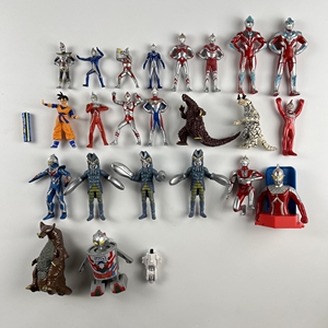 日版万代正版6cm奥特曼叉腰扭蛋9cm奥特曼怪兽奥特之王hg扭蛋盒蛋