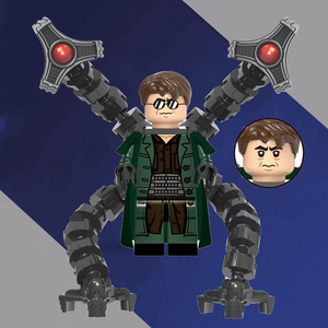 六一乐高章鱼博士蜘蛛侠3英雄无归绝版小人仔积木男玩具第三方moc