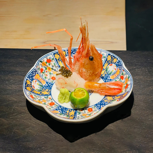 日式料理陶瓷餐具复古花瓣形小吃碗创意刺身盘点心盘寿司碟烤串盘