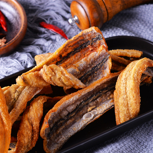 80同款货源许二木旗舰店天猫烤鳗鱼片手撕鱼干日式罐装500g即