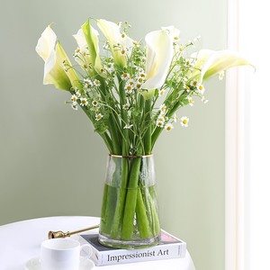 白色马蹄莲鲜花云南速递同城直发真花水养切花家用客厅室内