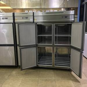四门冷柜商用二手金城四门冰箱立式冷藏保鲜柜不锈钢制冷设备