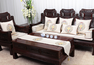 新中式椅垫圈椅官帽椅古典沙发垫家具坐垫海绵棕垫可定制