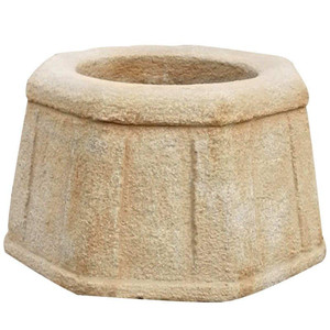 石雕井口井圈井盖水井石头仿古老式井台庭院装饰家用青石井沿盆套