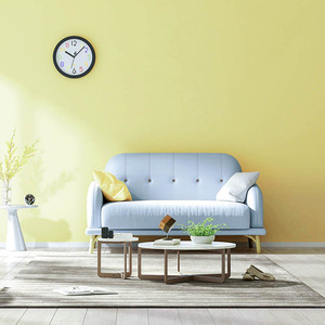 北欧风格柠檬黄浅黄色墙纸 现代简约纯色素色 小清新卧室背景壁纸