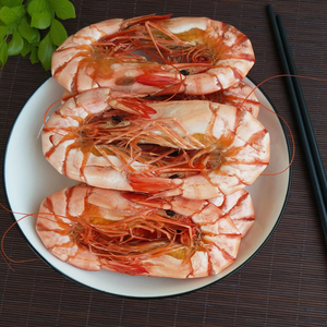 金浦虾客  特大号斑节虾大小约38-44条/斤 (顺丰)即食