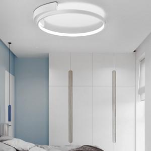 施美特简约现代led吸顶灯圆形房间灯创意个性 北欧客厅主卧室灯具