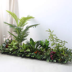 室内大型仿真树花槽绿植造景组合假植物景观装饰橱窗会所角落软装