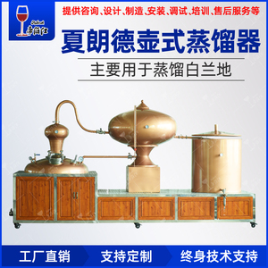 帝伯仕夏朗德壶式蒸馏器白兰地烈酒蒸馏生产厂家酿酒设备可定制