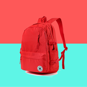 converse匡威双肩包女背包学生书包防泼水男士休闲红色旅行电脑包