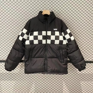 【秋山彻txt】vanstxt万斯棋盘格棉衣棉袄冬季男女羽绒棉服外套