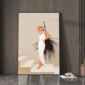 摩登女郎装饰画