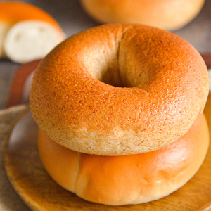 贝果面包bagel全麦无糖精无油炸碱水旗舰店代工厂零食代餐饱腹