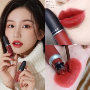 中免日上mac魅可 丝柔粉雾子弹头口红柔雾989唇釉限量997/991哑光