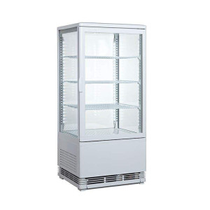 劳特四面玻璃冷藏柜透明冰箱台式冷柜饮料展示柜蛋糕小型柜立式