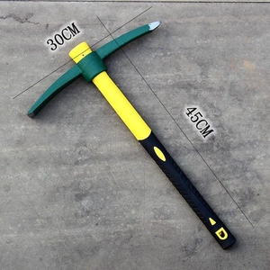 镐斧登山农具十字镐头挖笋菜园锻钢木柄地质小铁铲便携式标准野外