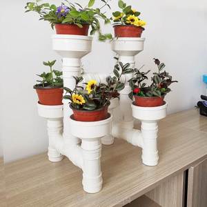 阳台种菜神器管子水管花盆水管花盆管道式创意pvc水管创意花盆