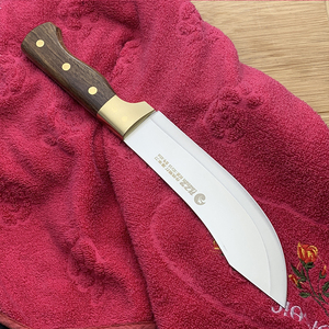 德国进口钢屠宰剔骨分割刀杀猪卖肉专用刀切牛肉刀猪肉刀屠夫尖