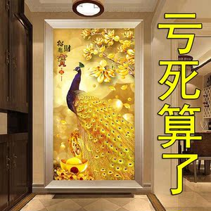 5d钻石画满钻新款带框竖版