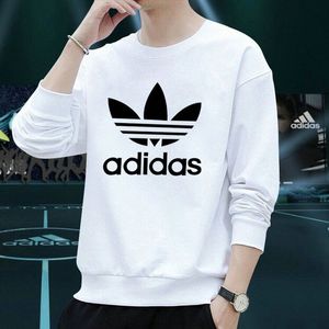 春季新款阿迪 达斯长袖t恤男女款三叶草卫衣运动休闲上衣纯棉定制