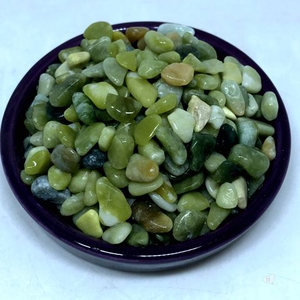 【5斤包邮】包邮 小绿玉石 鹅卵石头 多肉铺面水培鱼缸造景小白石