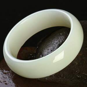 手镯和田玉羊脂新疆天然玉石籽料镯子白玉女收藏级加宽正品玉手镯