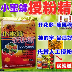 小蜜蜂授粉膨大草莓葡萄番茄樱桃西瓜果树坐果灵保花保果叶面肥