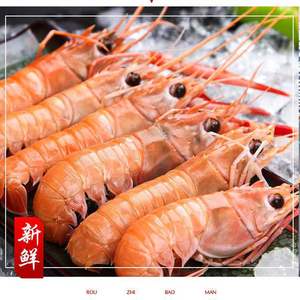 冷冻海鳌虾刺身