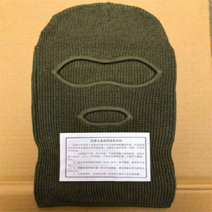 库存06伞兵防寒帽骑行面罩头套冬季户外防寒防风保暖护脸头罩