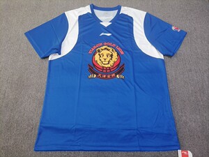 李宁正品 cba联赛赞助天津金狮男篮12-13赛季热身投篮短t训练服