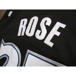 森林狼25号罗斯球衣 纯刺复古绣篮球服 街头潮背心打球通用上衣