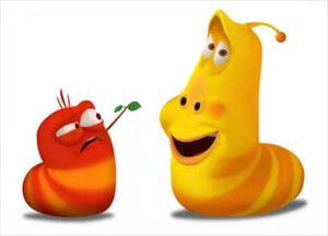 爆笑虫子手办韩h国动画片臭屁偶公仔卡通摆件人虫模型具偶玩玩挂