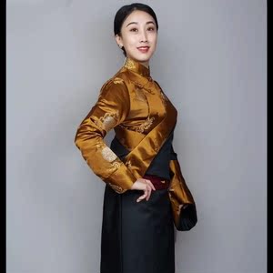 820人付款淘宝2021新款藏袍女8套装藏装女装藏服女款