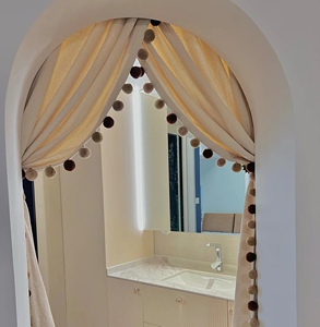 半圆形拱形弧形转角楼梯窗户窗帘0人付款283