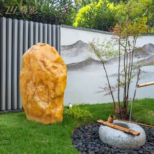 户外摆件园林小品石头